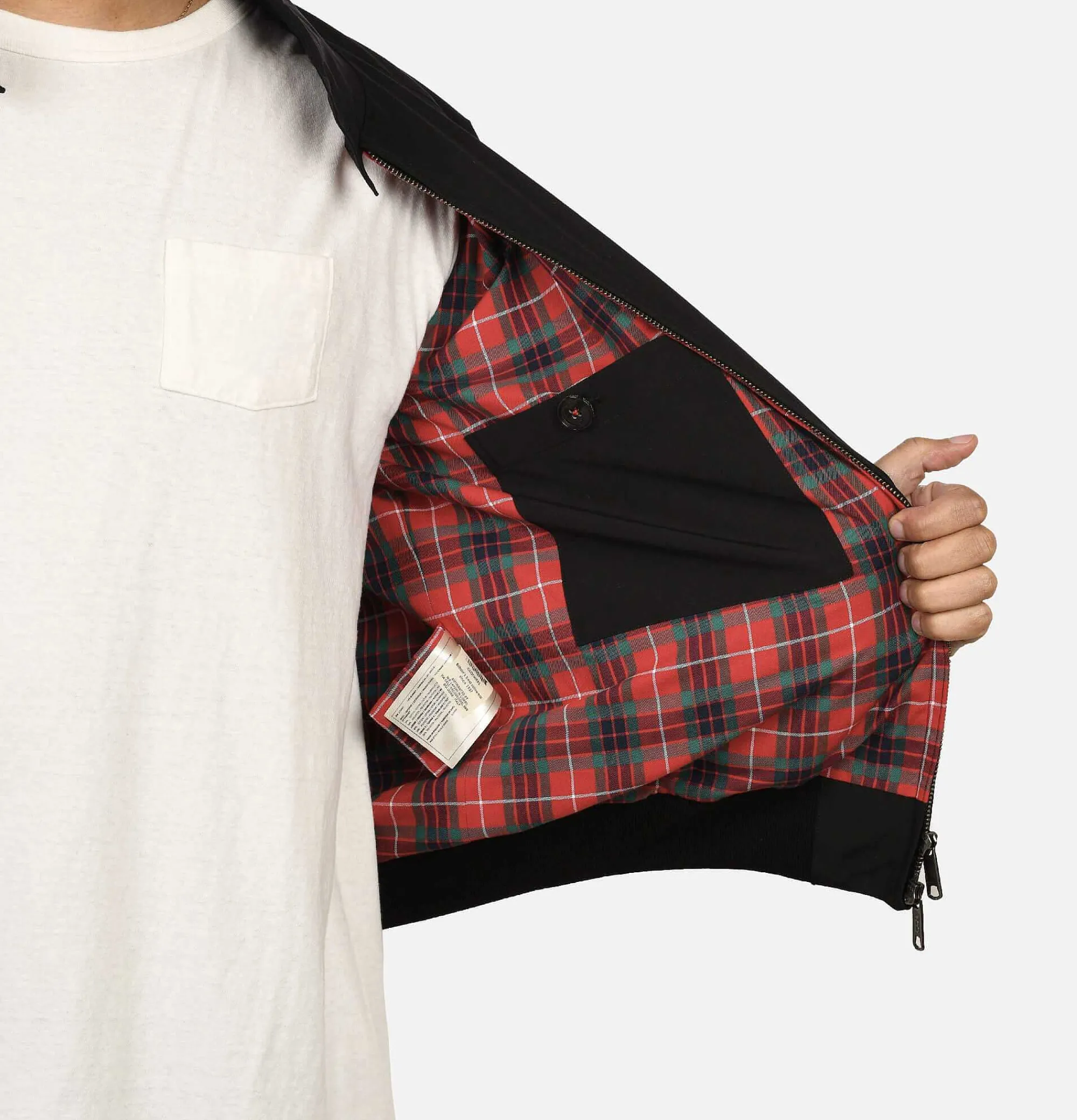 BARACUTA G9 Harrington Jacket Black