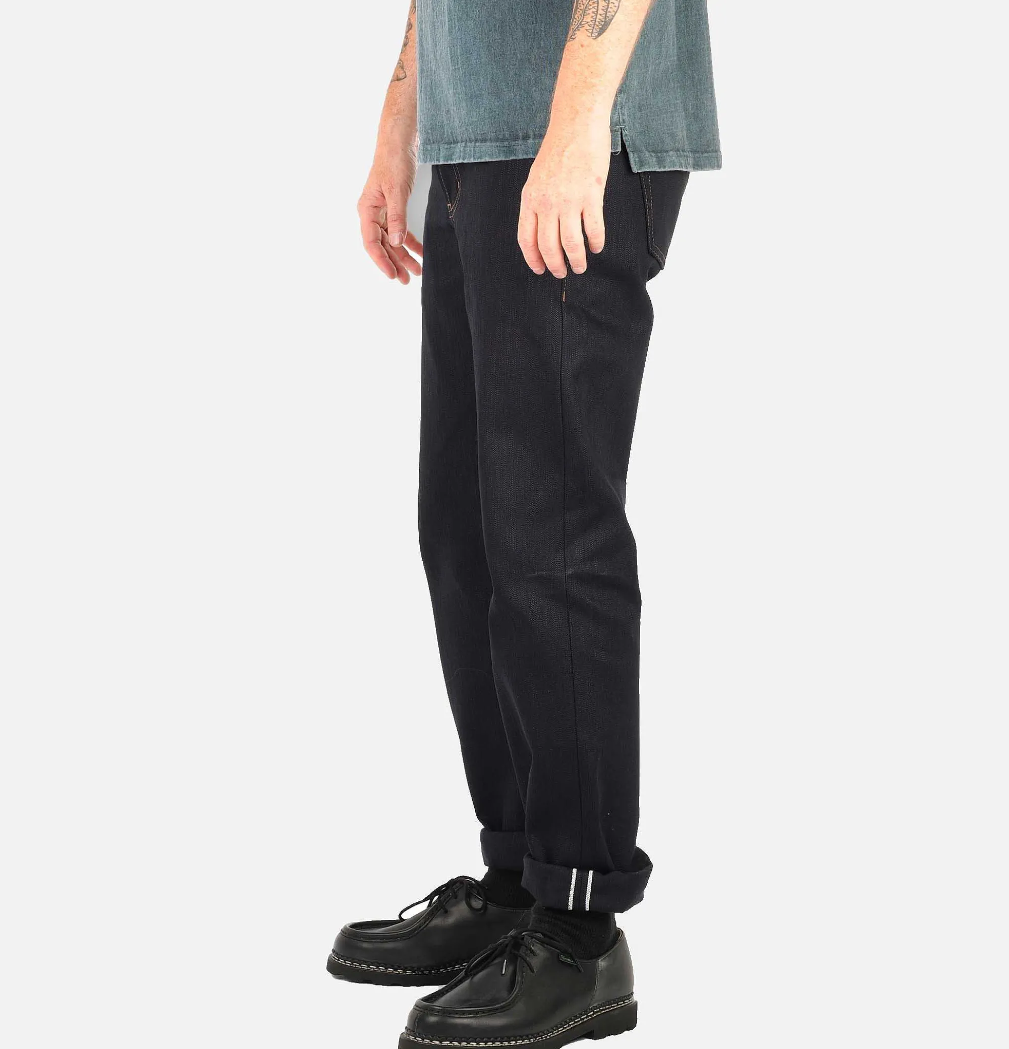 NAKED & FAMOUS Easy Guy Okoyama Indigo Jeans