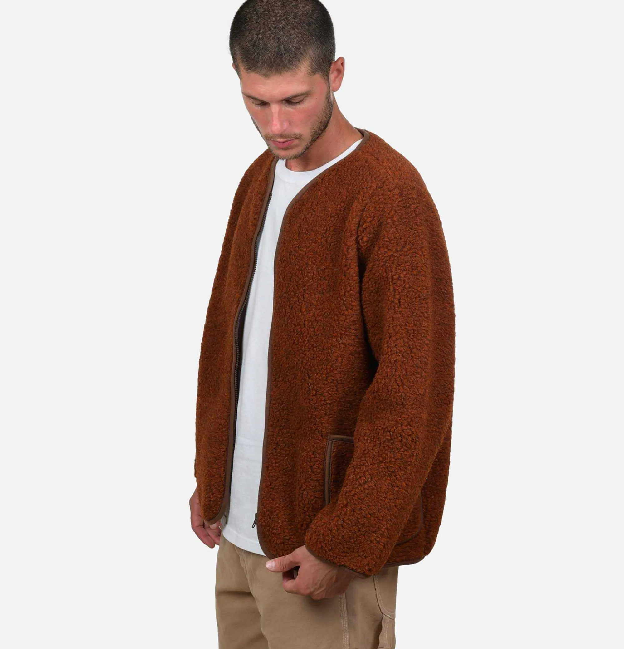 COLDBREAKER Nordeen Cardigan Cognac