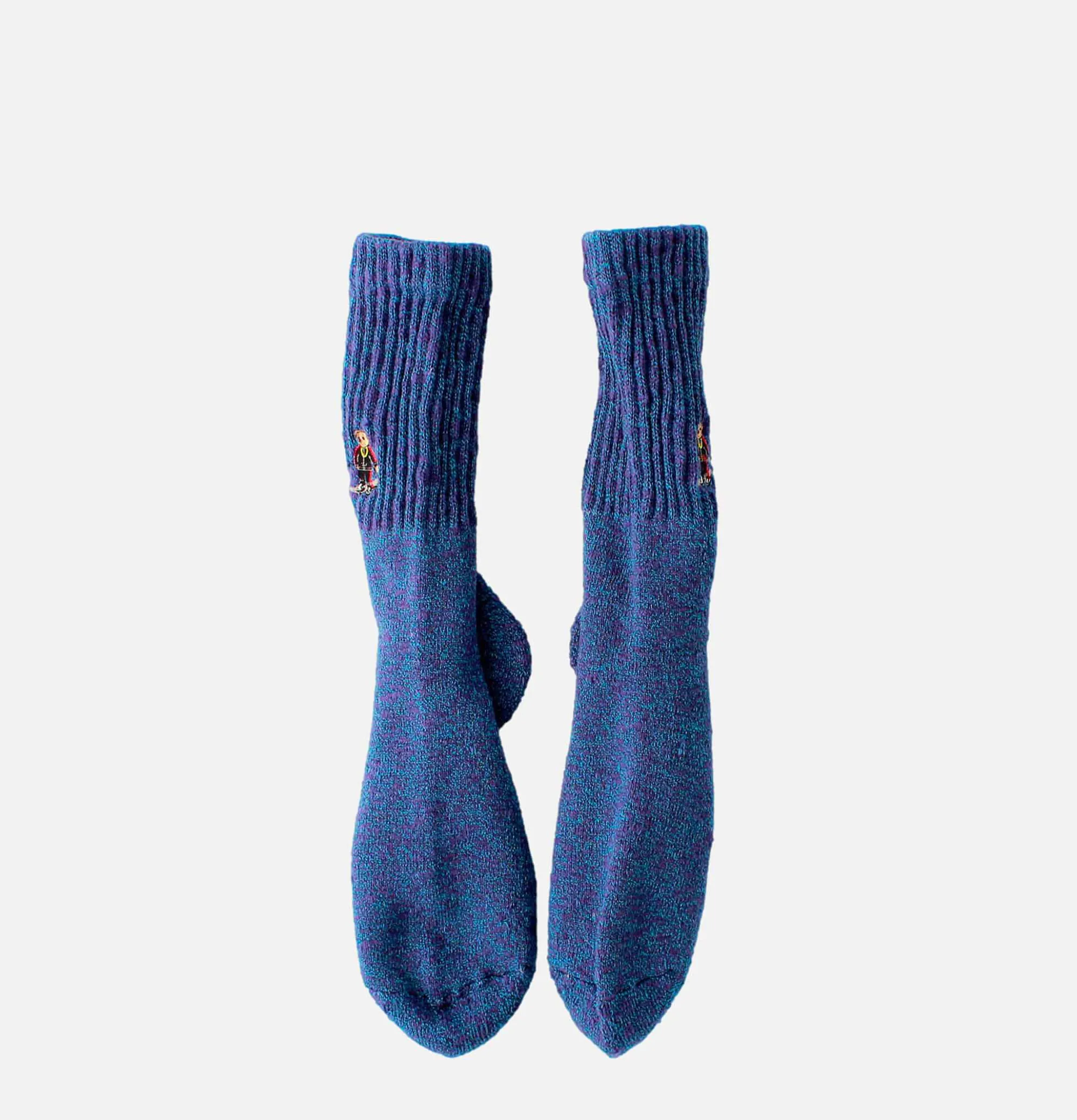 Men ROSTERSOX B Bear Socks Blue